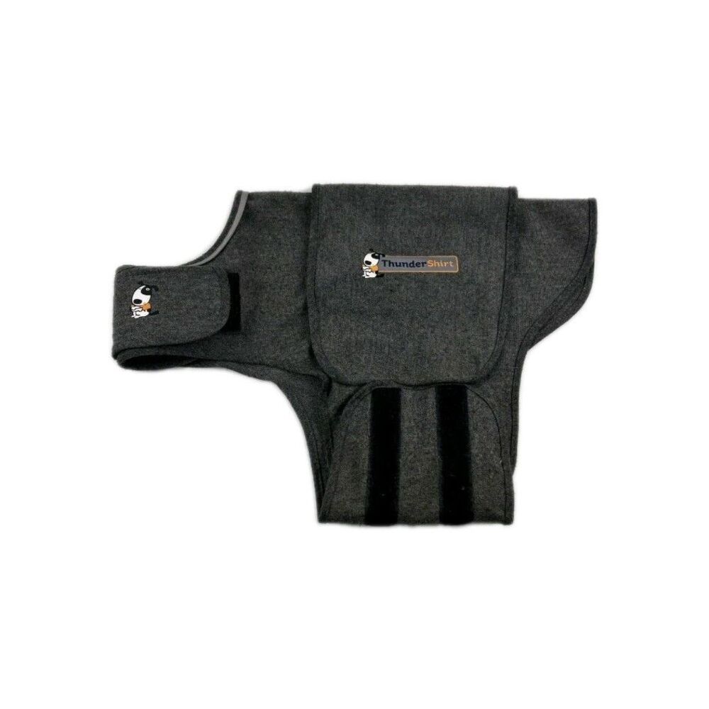 ThunderShirt Dog Anxiety Vest Small Gray Compression Wrap Calming Jacket Pet GUC